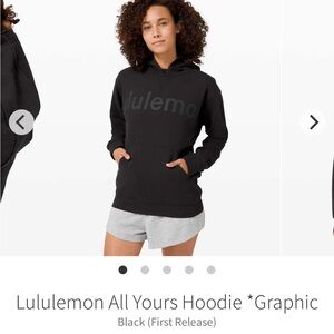 All yours graphic hoodie